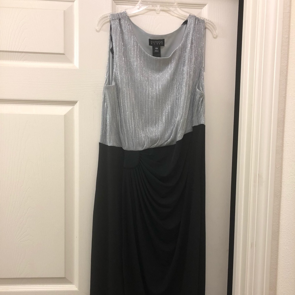 Silver & Black Cocktail dress
